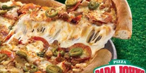 Papa John’s: Large 5 Topping Pizza Only $8.99 (Valid Today Only!) + More