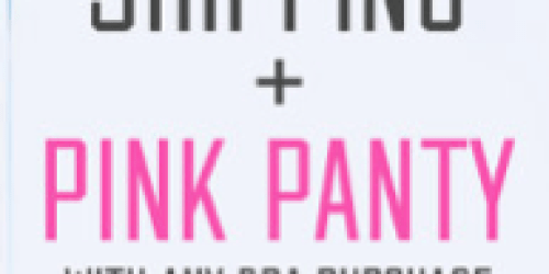 Victoria’s Secret: Free Shipping and Free Pink Panty w/ Any Bra Purchase + More