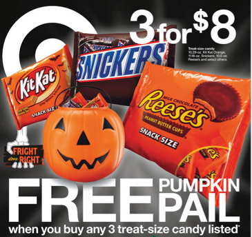 Target: Mars Halloween Candy Bags Only $1.43 Each + FREE Pumpkin Pail ...