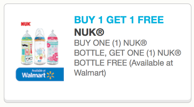 *HOT* Buy 1 NUK Bottle, Get 1 FREE Coupon