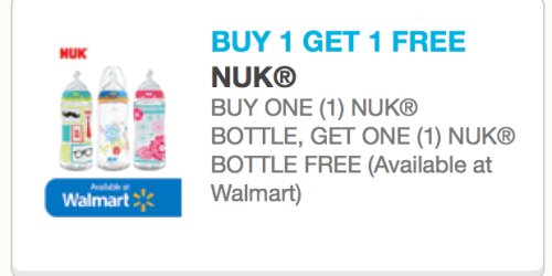 Rare Buy 1 NUK Bottle, Get 1 FREE Coupon (Available Again for Those of You Who Haven’t Printed)