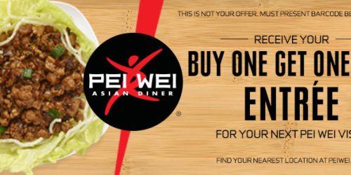 Pei Wei: Buy 1 Entree, Get 1 FREE Coupon