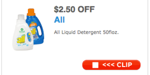 *HOT* Family Dollar: $2.50/1 All Detergent Store Coupon (Today Only) = FREE All Detergent