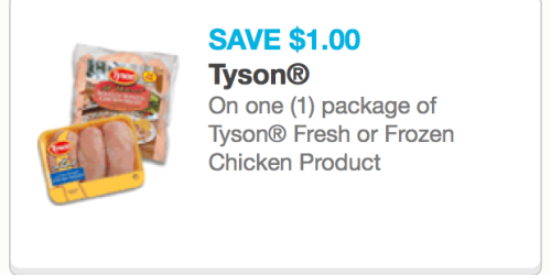Rare $1/1 Tyson Fresh or Frozen Chicken Coupon