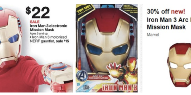Target: Iron Man 3 Mission Mask Only $10.40
