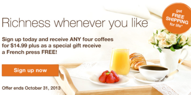 Gevalia.com: *HOT* 48 K-Cups AND French Press Only $14.99 Shipped (Just $0.31 Per K-Cup!)