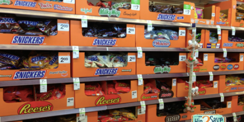 Walgreens: Snickers Peanut Butter Squared Minis Bags Only $0.49 + More (Starting 10/27)