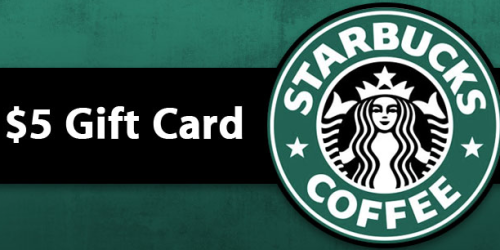 Possible FREE $5 Starbucks Gift Card (Take Survey)