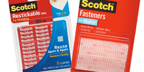 FREE Sample of Scotch Restickable Tabs & Scotch All-Weather Fasteners (First 10,000!)