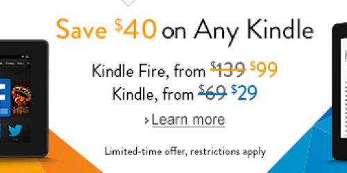 Amazon: Possible *HOT* Deal on Eligible Kindle e-Readers & Tablets = As Low as Only $9 (Select Members Only)