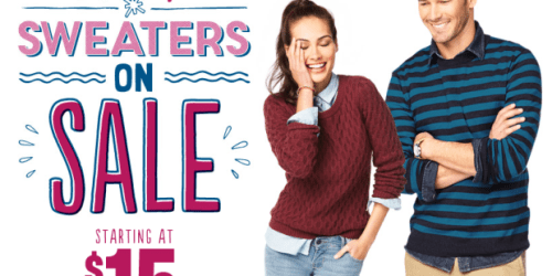 OldNavy.com: Sweater Sale + Extra 25% Off Promo Code = Sweaters as Low as Only $7.50 Each