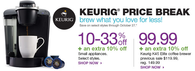 Keurig k45 coffee outlet maker