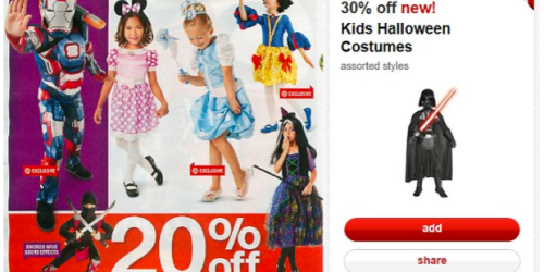 Target: Nice Discounts On Halloween Costumes
