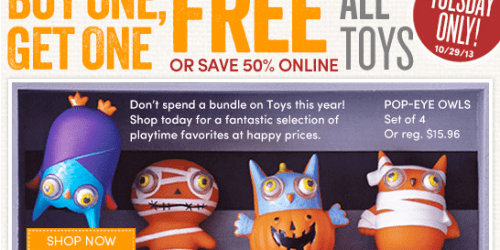 World Market: Buy 1 Get 1 Free ALL Toys In-Store (or 50% Off Online + Extra 10% Off) – Today Only