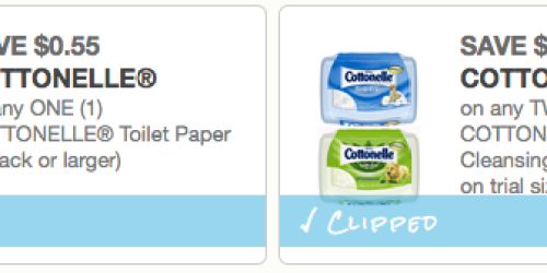 New Cottonelle Toilet Paper & Cleansing Cloths Coupons (+ Nice Deals at Target, Walgreens, & CVS)