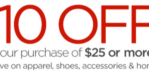 JCPenney: $10 Off $25 In-Store Coupon (Through Tomorrow Only!) + One Reader’s Finds…
