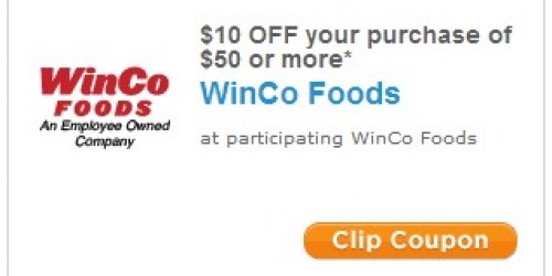 Winco Foods: $10 Off $50 Purchase Coupon (Available Again!)