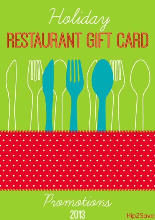Holiday Restaurant Gift Card Promotions Hip2Save
