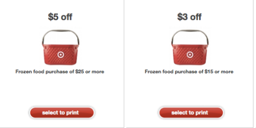 Target: More New Printable Store Coupons (Save on Frozen Food Purchases, Home Purchases + More)