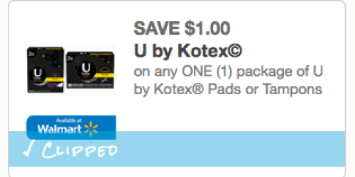 New $1/1 U by Kotex Pads or Tampons Coupon + Upcoming Deal at CVS (Starting 11/17)