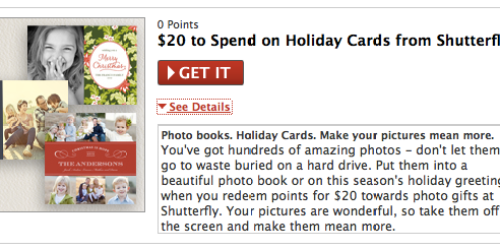 My Coke Rewards:  FREE $20 Shutterfly Credit for Holiday Cards – Just Enter Three Codes