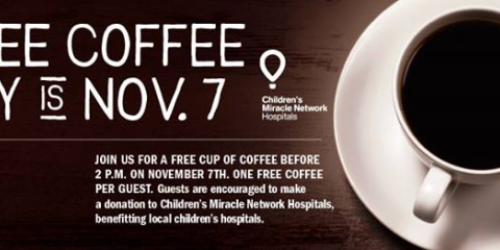 Bruegger’s Bagels: FREE Cup of Coffee on 11/7