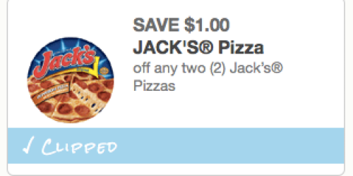 Rare $1/2 Jack’s Pizza Coupon = Only $1.50 Each at Walgreens Through Tomorrow