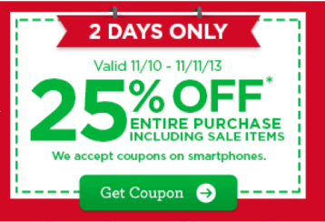 Michaels Purchase Coupon Promotion: $5 Off $5 Purchase Coupon (YMMV)