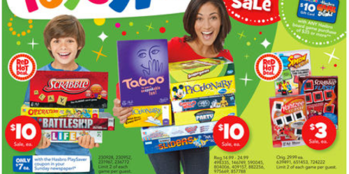 ToysRUs: Lots of Super *HOT* Deals on Hasbro Games (In-Store and Online)