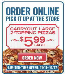Domino S Hot Large 2 Topping Pizzas Just 5 99 Each Carryout Only Cheap Dinner Idea Hip2save