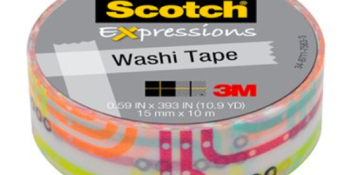 *HOT* FREE Sample of Scotch Expressions Washi Tape (Facebook – 1st 10,000!)