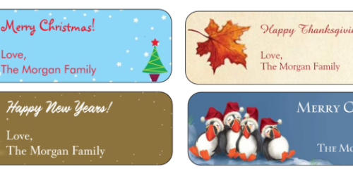 Vistaprint: 140 Personalized Labels Only $5 Shipped