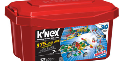 Amazon: K’Nex 375 Piece Deluxe Building Set Only $10