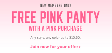 Free Pink Panty