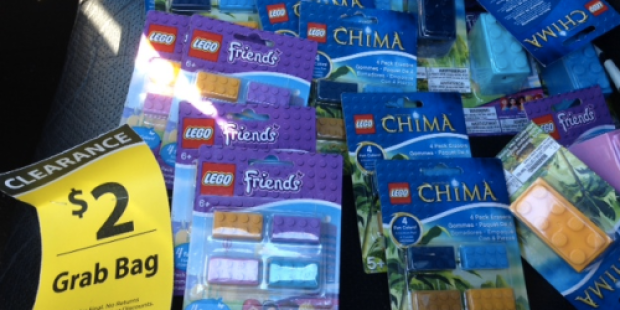 Michaels: *HOT* Possible Grab Bags Only $2 (LEGO Erasers, Pencil Sharpeners, Masks + More)