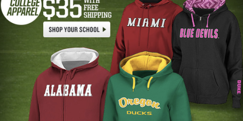 Finish Line: College Hoodies Only $17.50 Shipped (Regularly $40 Each!) – Lowest Price I’ve Posted