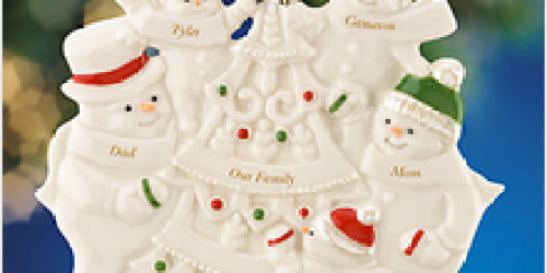 *HOT* Sale on Personalized Lenox Ornaments (Starting at $4.95!) + Free Shipping