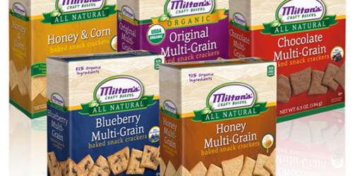 High Value $2/1 Milton’s Organic Crackers Coupon