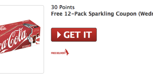 My Coke Rewards Members: *HOT* FREE 12-Pack Soda Coupon Only 30 Points (While Supplies Last!)