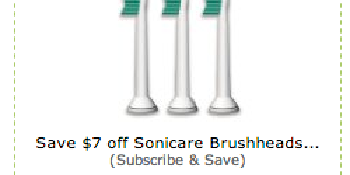 Amazon: Great Deal on Sonicare Replacement Brush Heads