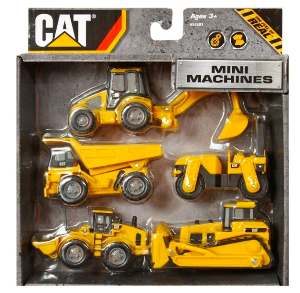 Amazon: Toystate Caterpillar Construction Mini Machine 5-Pack Only $5. ...