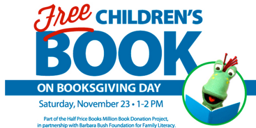 Half Price Books: Get a Free Children’s Book (From 1-2PM on 11/23 Only) + More