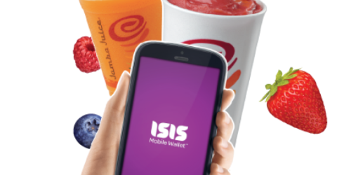 Jamba Juice: FREE Small Smoothie or Juice Every Time You Pay with FREE Isis Mobile Wallet Android App