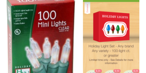 Lowe’s: Holiday Living 100-Count Christmas String Lights Only $0.99 (After Ibotta Offer)