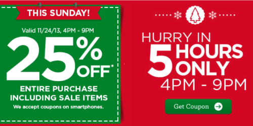 Michaels: Rare 25% Off ENTIRE Purchase (Including Sale Items!) Coupon – Valid From 4PM-9PM Only