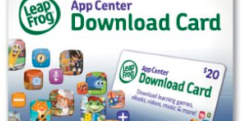 Amazon: $20 LeapFrog App Center Download Card $15 + Highly Rated Games Only $9.99 (Regularly $24.99!)