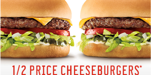 Sonic: 1/2 Price Cheeseburgers on November 26th