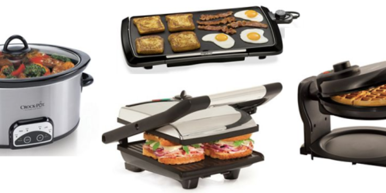 Kohl’s.com: *HOT* Presto Griddle, Bella Panini Maker, Waffle Maker & Crock-Pot Only $4.99 (After Rebate)