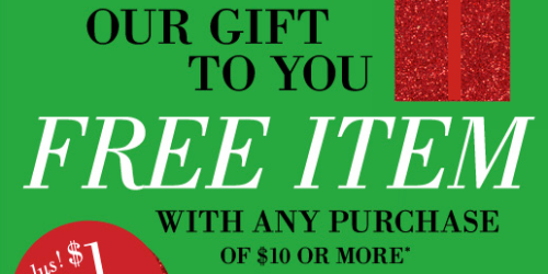 Bath & Body Works: FREE Item (Up to a $13 Value!) with ANY $10 Purchase Through 12/24