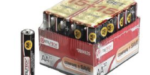 Lowe’s.com: 30-Pack AA Alkaline Batteries Only $4.97 (Just $0.17 Per Battery!)